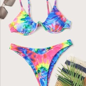 Tie dye bikini